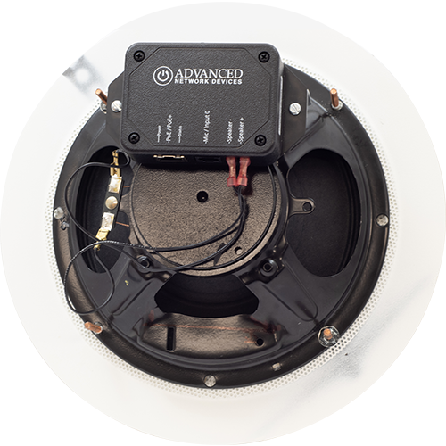 Round Ceiling IP Speaker Back