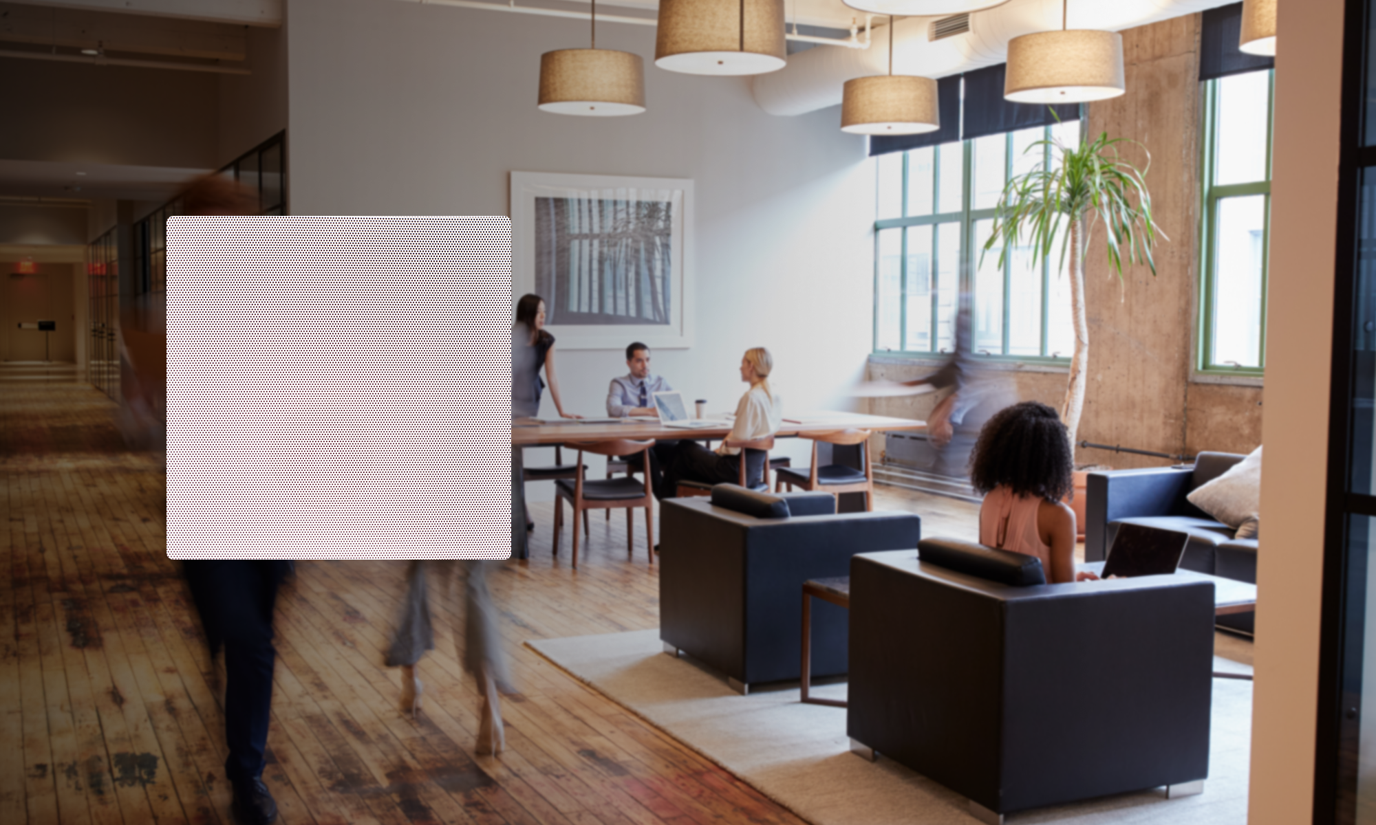 background-music-on-ceiling-tile-ip-speaker-in-lobby